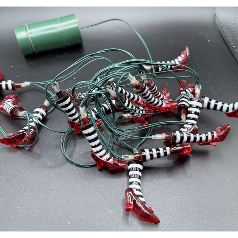 Wizard Of Oz Lights Wicked Witch Ruby Slippers **Parts Only -LO18